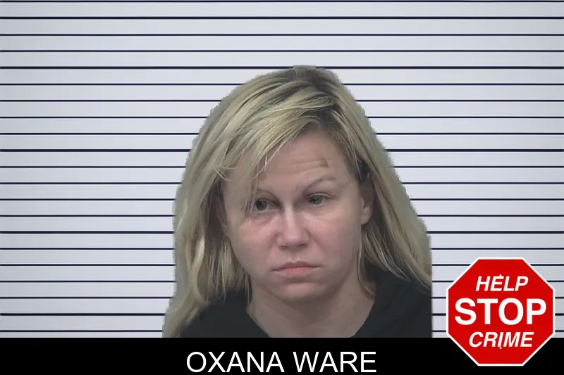 Oxana Ware Mugshots