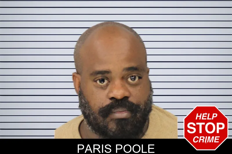 Paris Poole mugshot