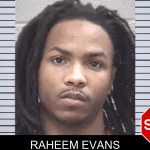 Raheem Evans Mugshots