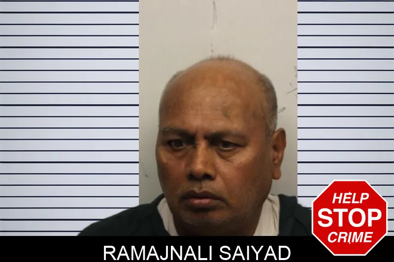 Ramajnali Saiyad mugshot