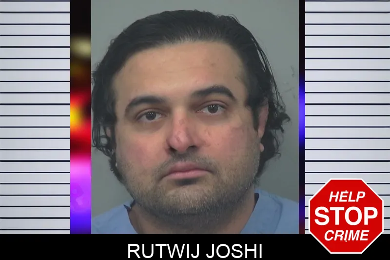 Rutwij Joshi mugshot
