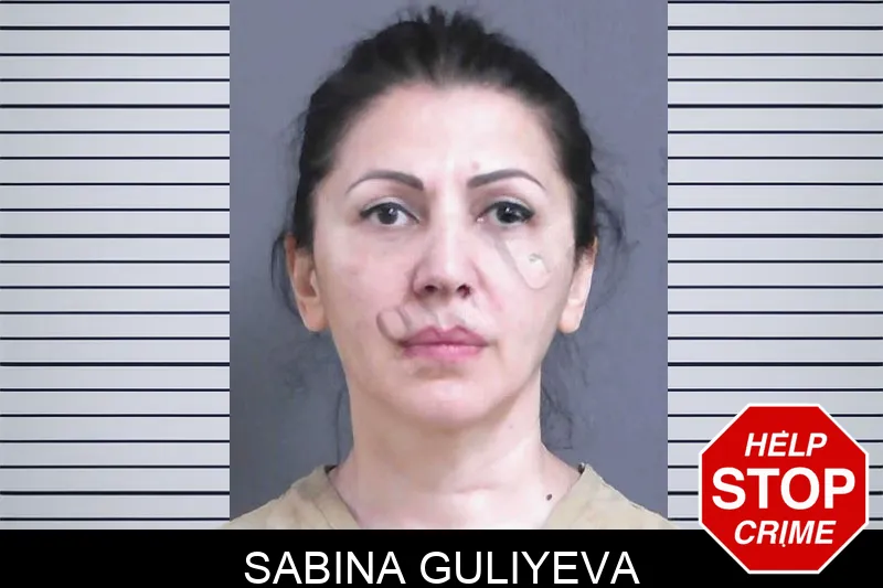 Sabina Guliyeva mugshot