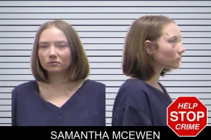 Samantha McEwen mugshot