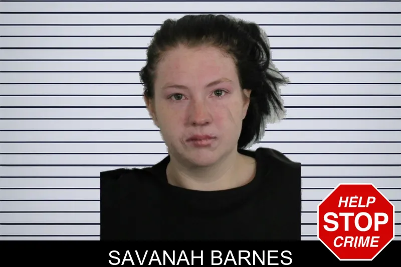 Savanah Barnes mugshot