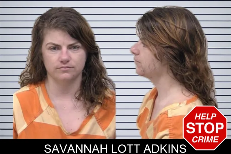 Savannah Lott Adkins mugshot