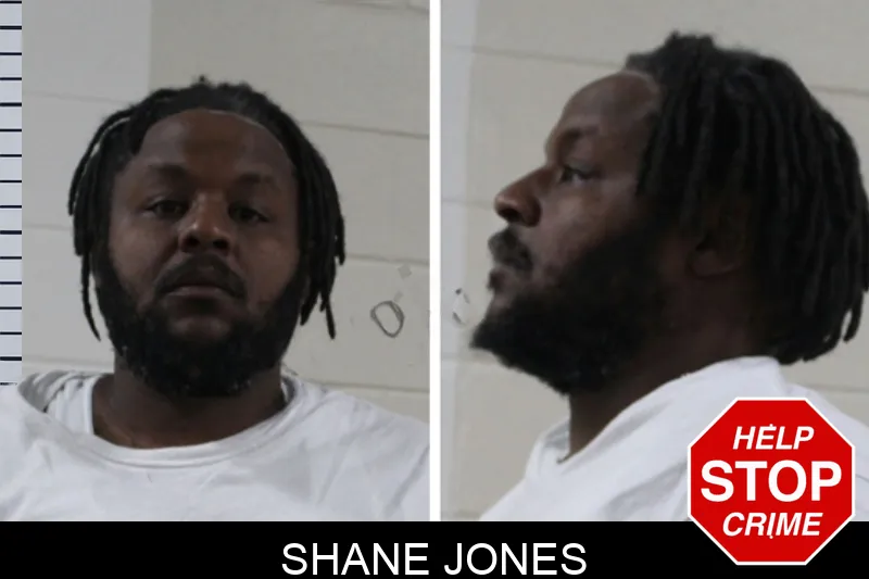 Shane Jones mugshot