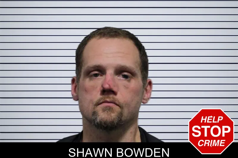 Shawn Bowden mugshot