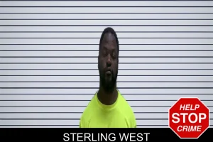 Sterling West mugshot