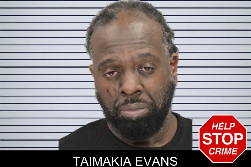 Taimakia Evans mugshot