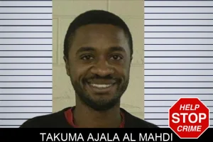 Takuma Ajala Al Mahdi mugshot