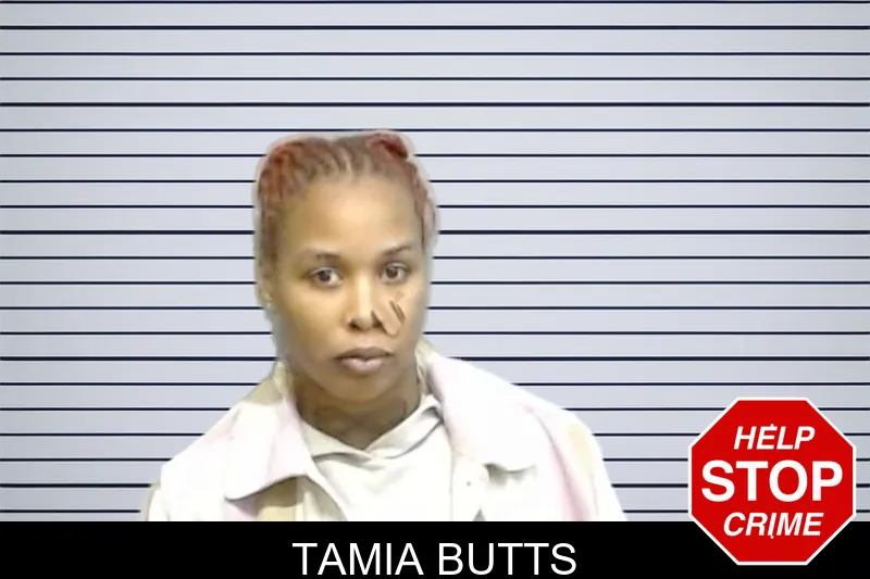 Tamia Butts Mugshots
