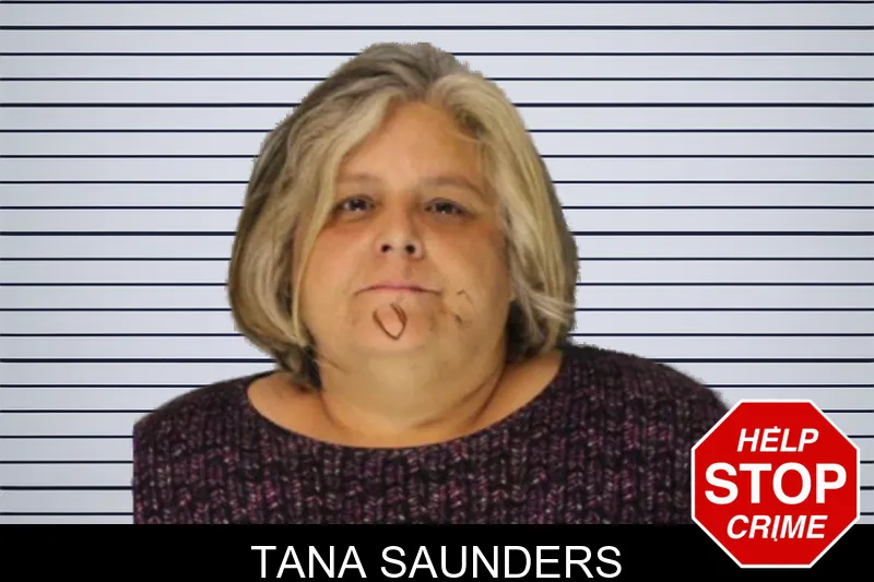 Tana Saunders Mugshots