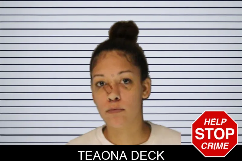 Teaona Deck mugshot – Hall County , Georgia Teaona Deck mugshot
