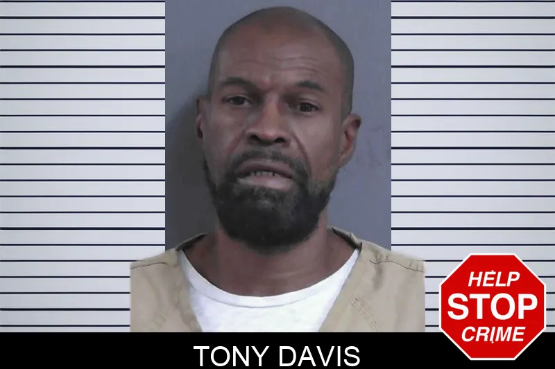 Tony Davis mugshot