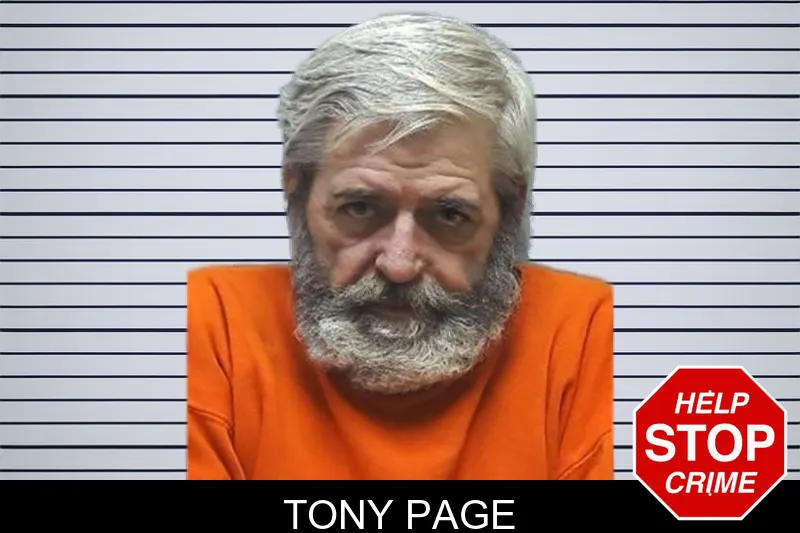 Tony Page Mugshots