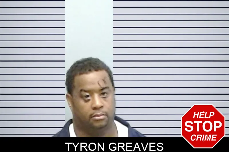 Tyron Greaves mugshot