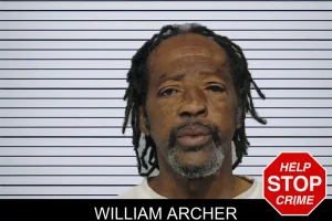 William Archer mugshot