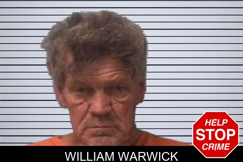 William Warwick mugshot