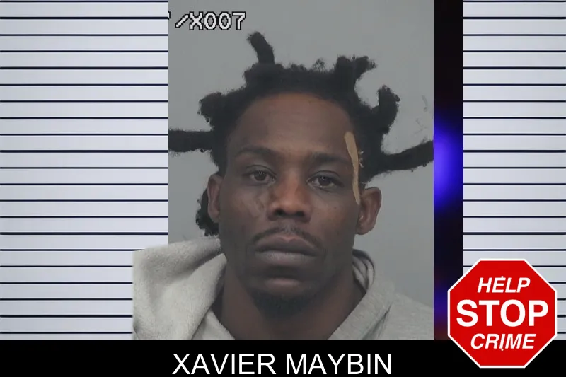 Xavier Maybin mugshot