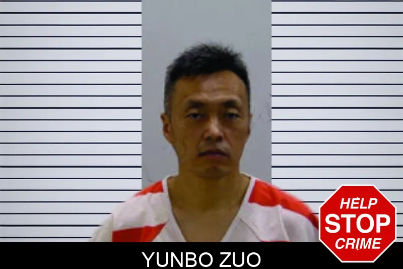 Yunbo Zuo mugshot