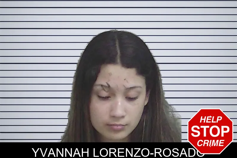 Yvannah Lorenzo-Rosado Mugshots