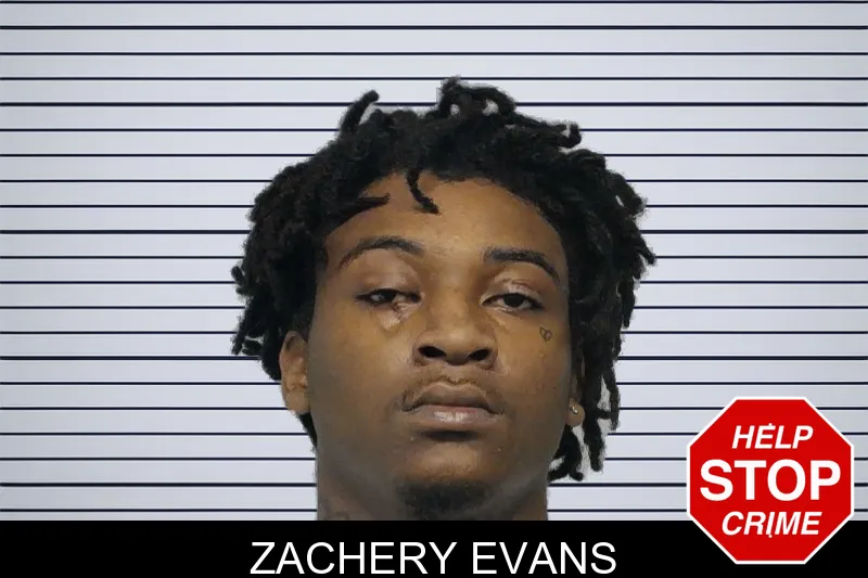Zachery Evans Mugshots