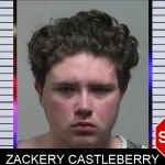 Zackery Castleberry Mugshots