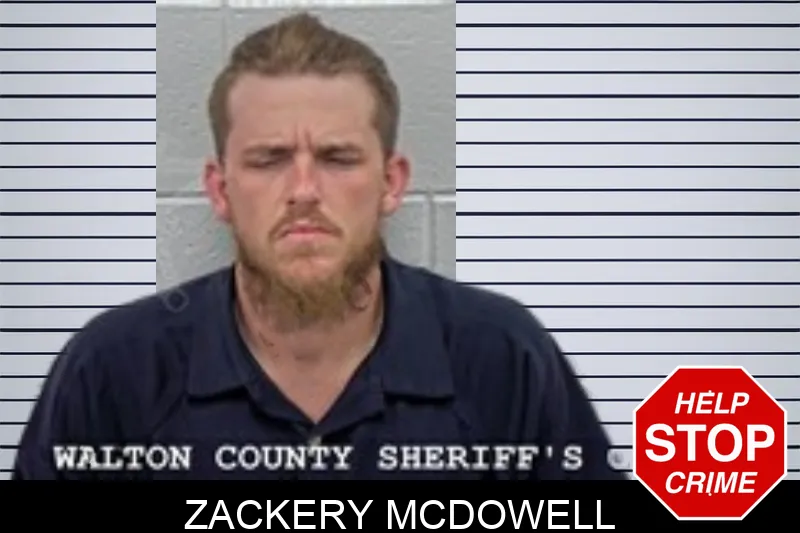 Zackery McDowell mugshot