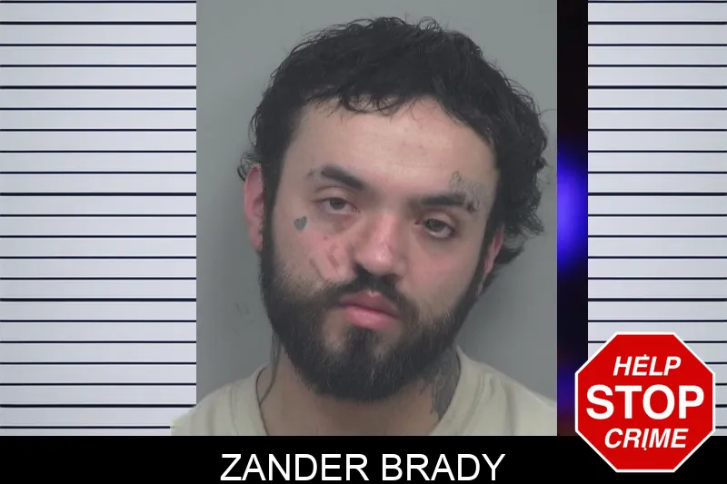 Zander Brady mugshot