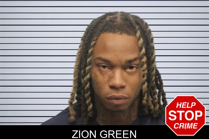 Zion Green mugshot