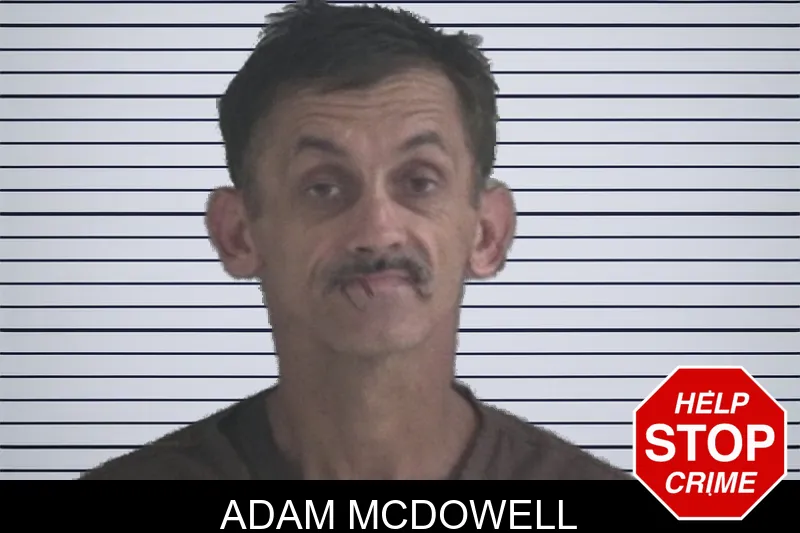 Adam McDowell mugshot