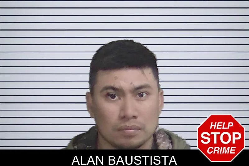 Alan Baustista mugshot