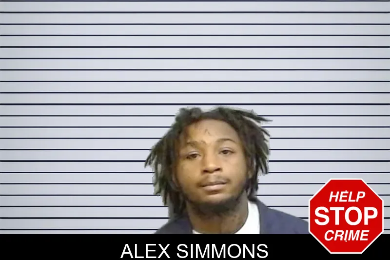 Alex Simmons mugshot