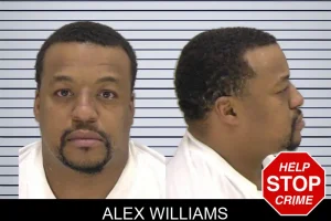 Alex Williams mugshot