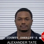Alexander Tate mugshot