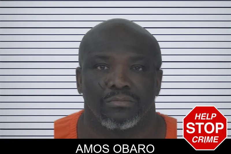 Amos Obaro mugshot