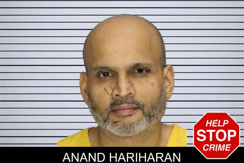 Anand Hariharan mugshot