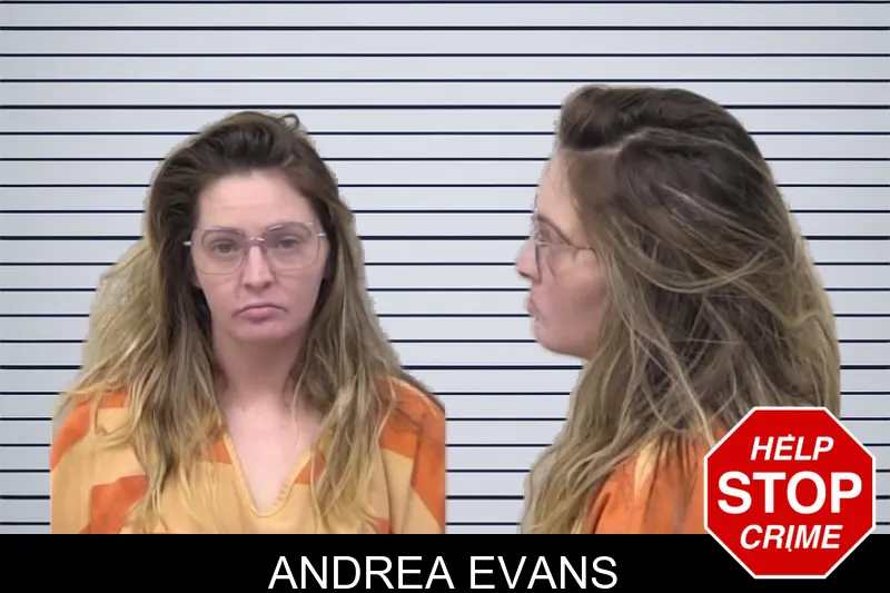 Andrea Evans mugshot