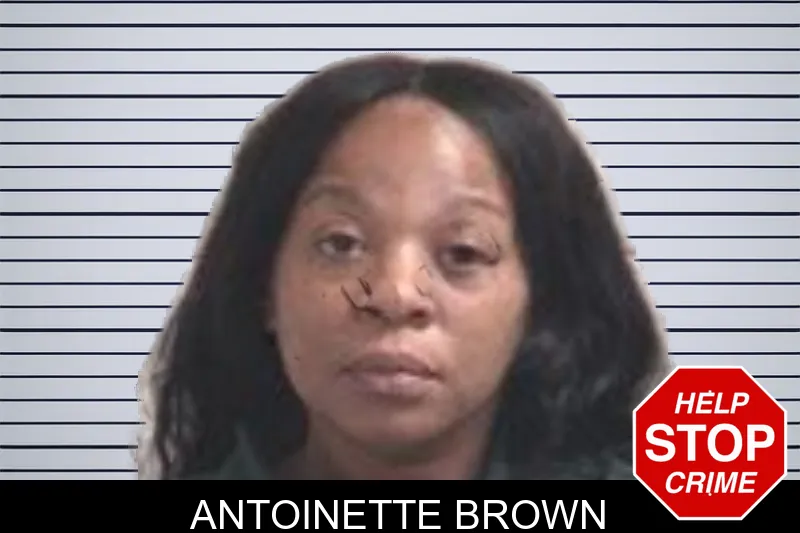 Antoinette Brown mugshot