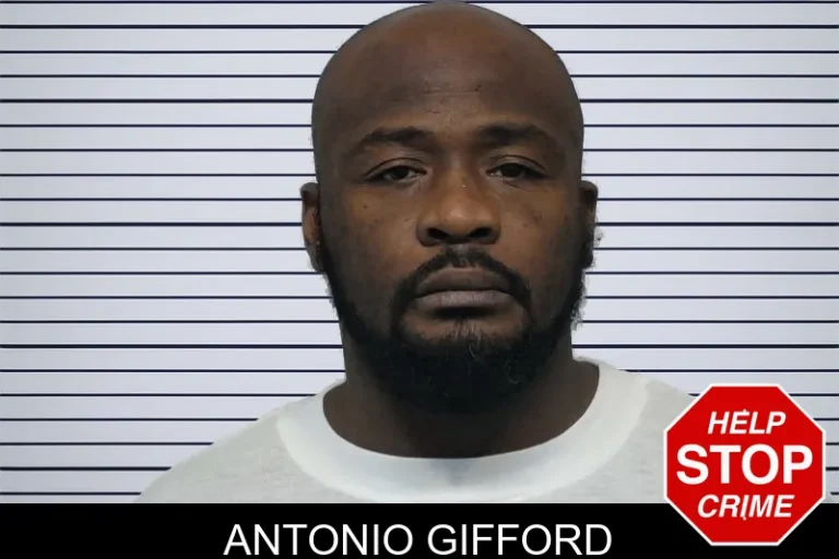 Antonio Gifford mugshot – Bibb County , Georgia Antonio Gifford