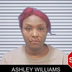 Ashley Williams mugshot