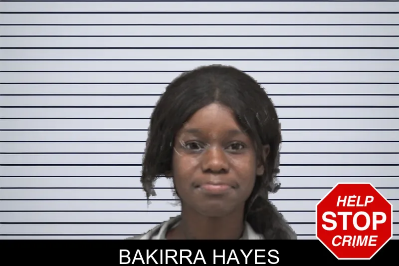 Bakirra Hayes mugshot