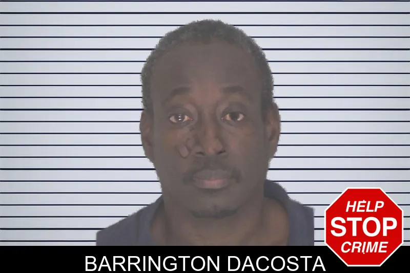 Barrington Dacosta mugshot