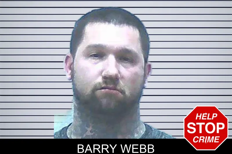 Barry Webb mugshot