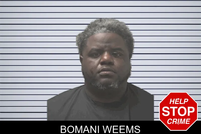 Bomani Weems mugshot