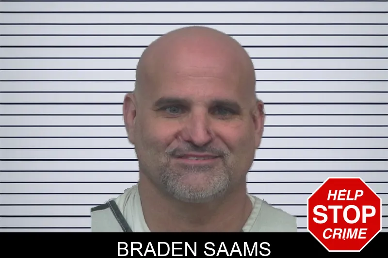 Braden Saams mugshot