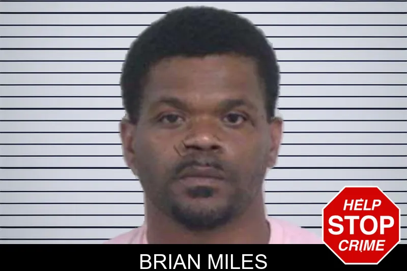 Brian Miles mugshot