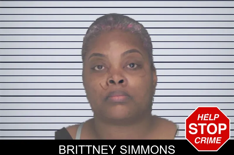 Brittney Simmons mugshot