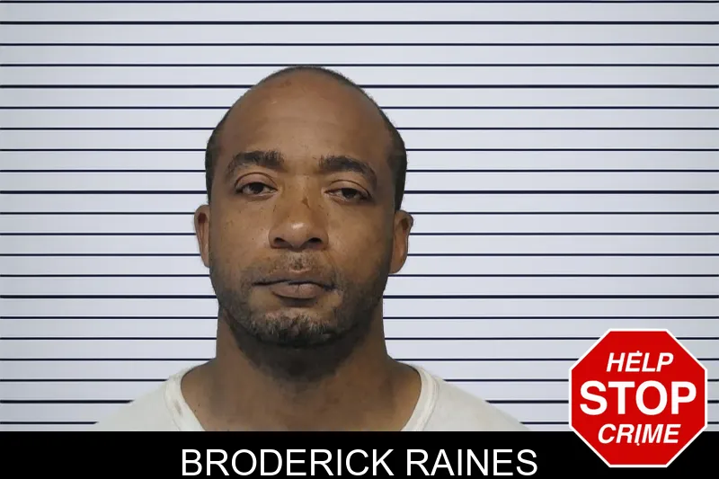 Broderick Raines mugshot