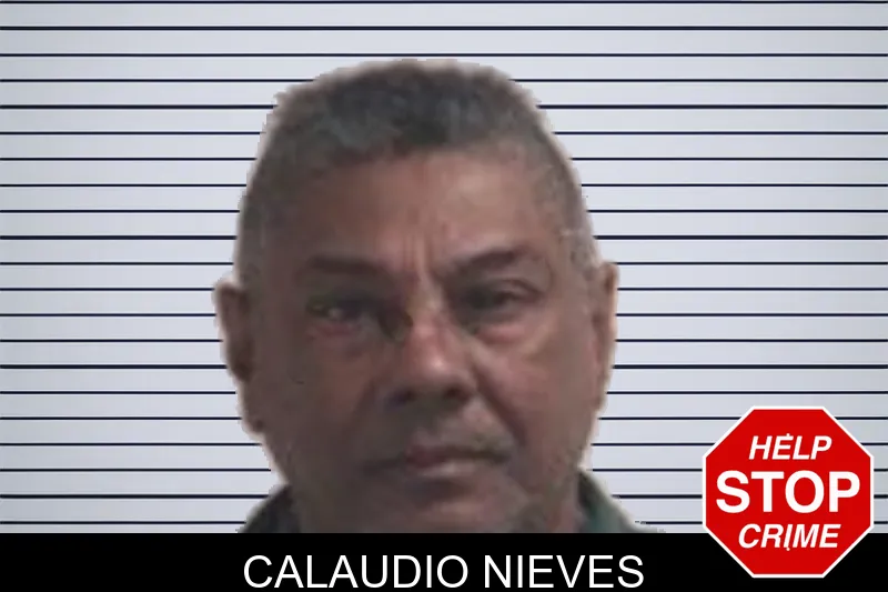 Calaudio Nieves mugshot